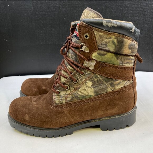 Brahma Men\'s Brown/Camo Hunting Shoes/Boots Sz 9 SKU 4669 main image 7